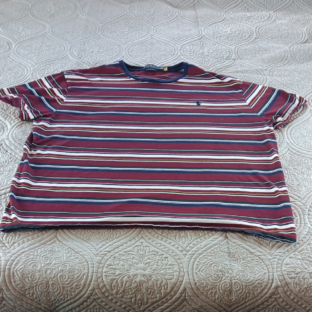 Polo Ralph Lauren Men's Striped Tee. XL